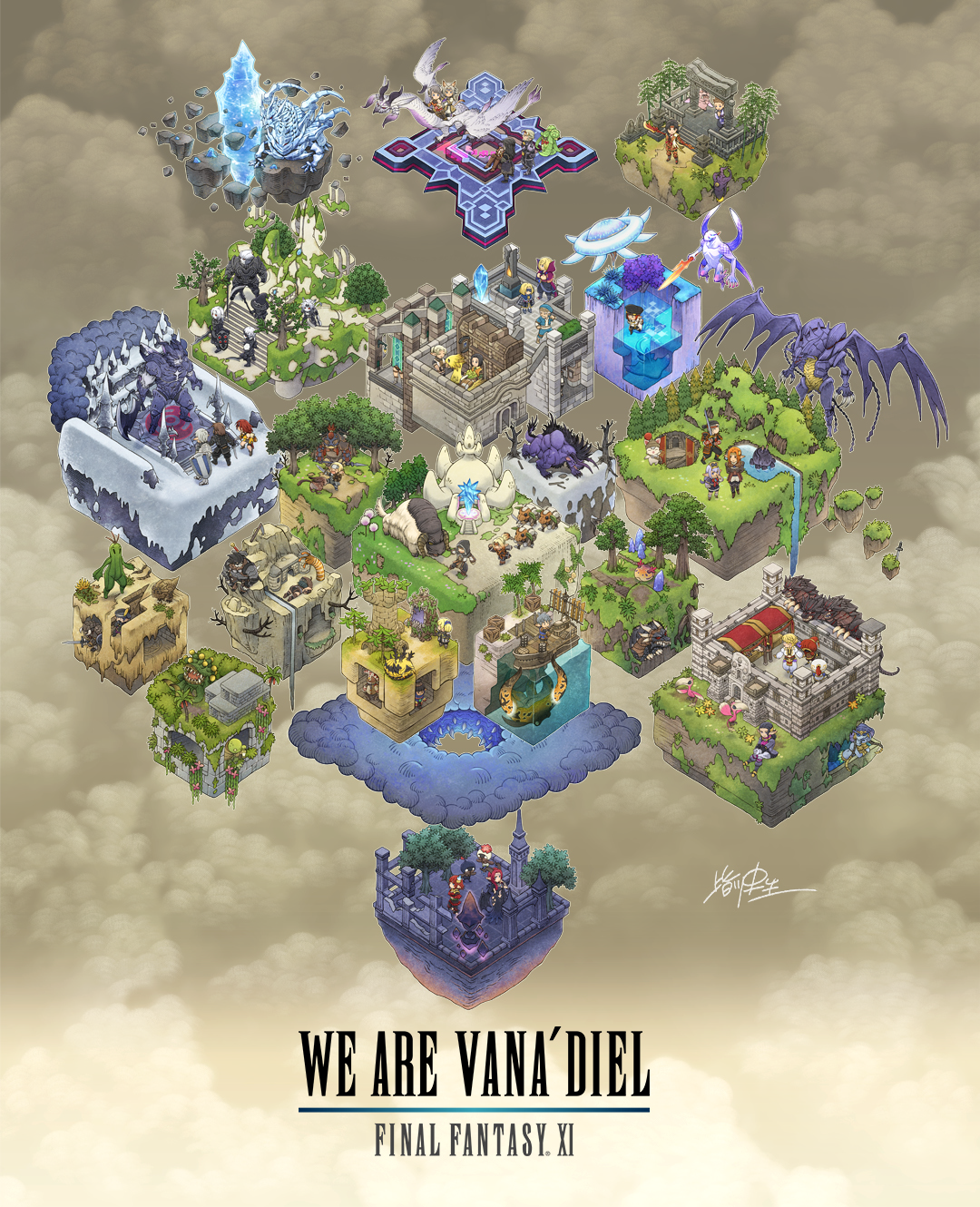 FINAL FANTASY XI - WE ARE VANA'DIEL 20th Anniversary Commemorative Website